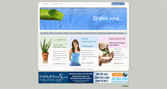 Desktop Screenshot of elaloevera.com